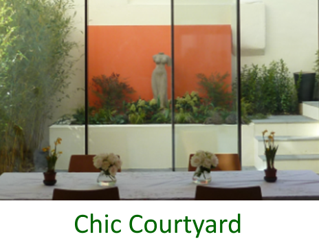 Chic courtyard in Maida Vale