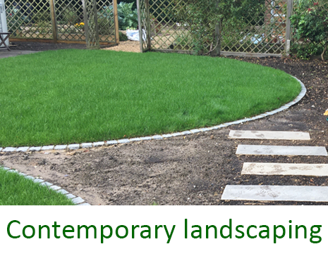 Contemporary landscaping in St Albans