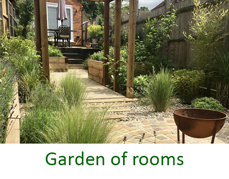 A garden of rooms in St Albans