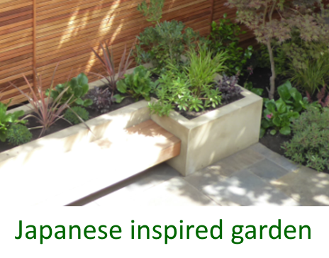 Japanese inspired garden in Highgate